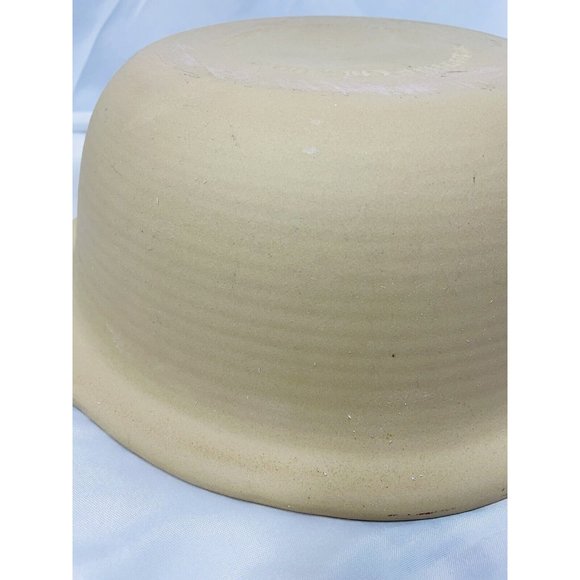 Pampered Chef Family Heritage Stoneware USA Large Heavy 12" Mixing & Baking Bowl - Picture 4 of 8